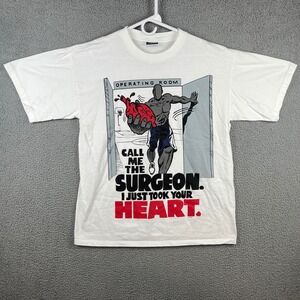 Vintage AND1 Surgeon Basketball Graphic T-Shirt Trash Talk Mens XL Made in USA